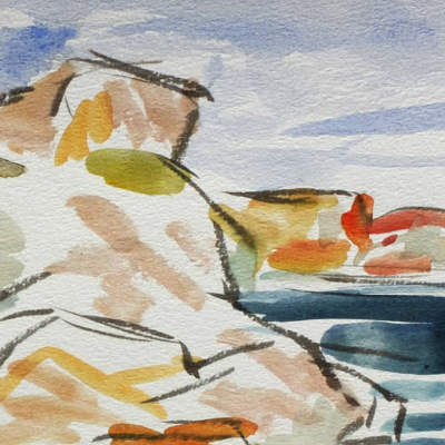Andreas Korn: Artproduktion (Kunstraum - Aquarell in Nerja) Andreas Korn: Artproduktion (Kunstraum - Aquarell in TNerja)